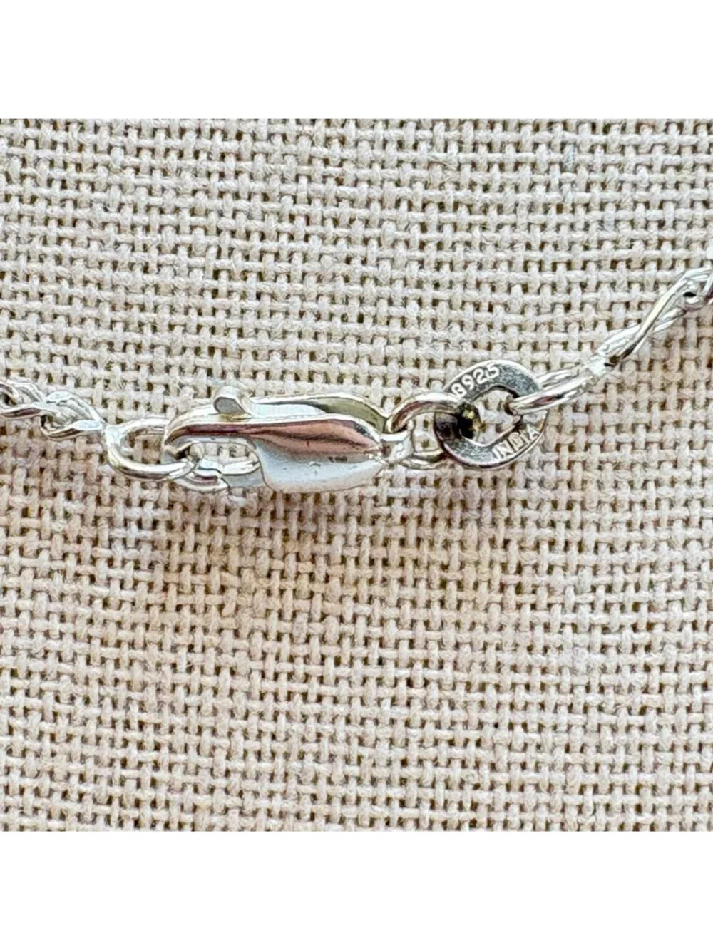Crucifix Cross Pendant Necklace Lobster Clasp 925 Sterling Silver 24
